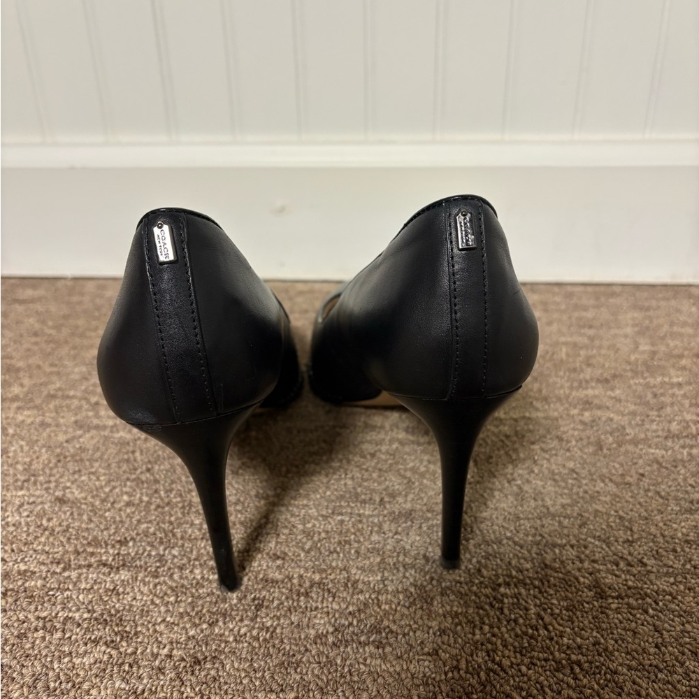 Coach Black Pointed Toe Heels - Picture 3 of 4